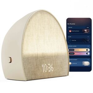 Hatch Restore 2 Sunrise Alarm Clock, Sound Machine, Smart Light (Putty)